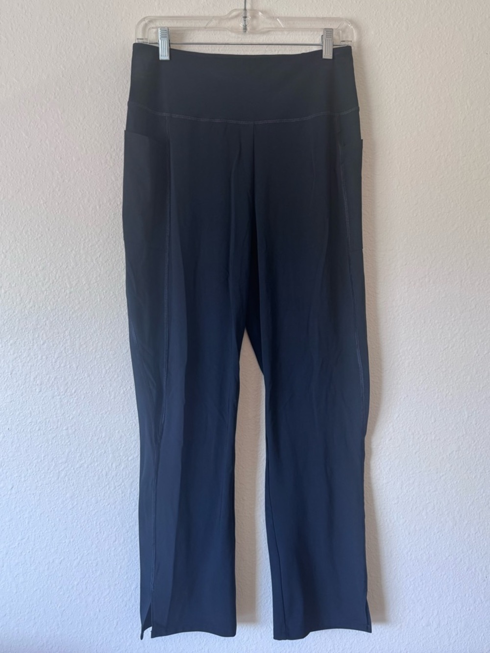 Freely Black Straight-Leg Active Pants